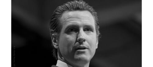 Governor Newsom takes an agressive approach and locks down California to combat coronavirus. [Image Source: Randy Bayne/Flickr]