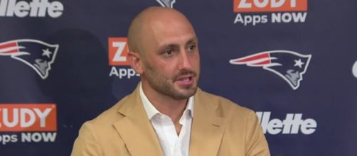 Hoyer will suit up for the Patriots for the third time (Image Credit: New England Patriots/YouTube)