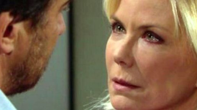 Beautiful 23/3: Brooke vede Taylor baciare Ridge.