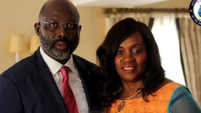 George Weah est pr&eacute;sident du Liberia (Credit : Twitter officiel de George Weah)