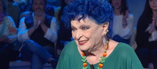 Lucia Bosè in una delle sue ultime apparizioni nella tv italiana.