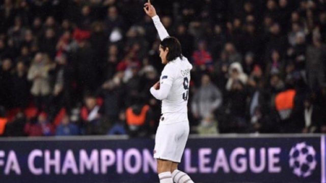 Cavani, meilleur buteur du PSG (Credit : Twitter officiel de Cavani)
