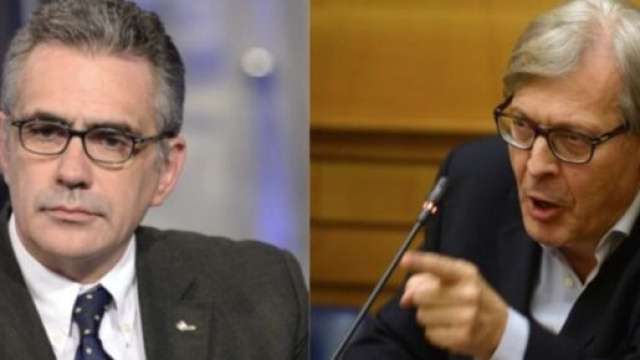 Sgarbi, ieri a Non &egrave; l'Arena durissimo scontro con il virologo Pregliasco, poi le scuse.