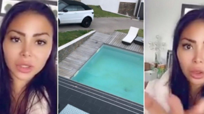 Deux inconnus se sont introduits dans la résidence de Maeva, elle s'énerve et les menace. ®Snapchat : Maeva Ghennam