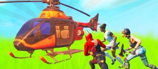 "Fortnite" players can turn an autopilot on a helicopter. [Image Credit: In-game screenshot]