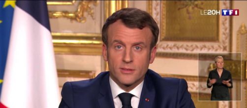 Coronavirus, Emmanuel Macron a annoncé des mesures plus strictes. Credit : Capture TF1