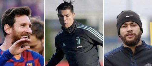 Football : Les 5 joueurs les mieux payés au monde. Credit : Instagram/leomessi/cristiano/neymarjr