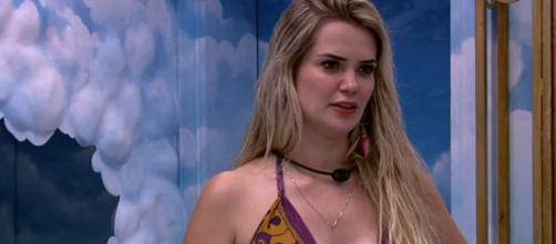 Marcela diz que se surpreendeu positivamente com atributos de Daniel. (Reprodução/TV Globo)