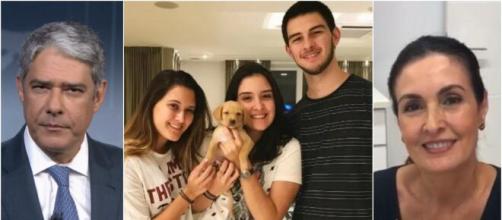 Filhos de Fátima Bernardes e Bonner estão na casa do pai. (Arquivo Blasting News)