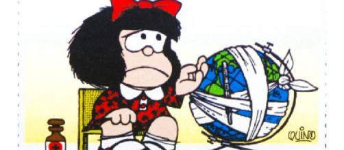 Mafalda, la niña terrible de Quino interpela el sistema de salud y se compadece de la Tierra en tiempos de Coronavirus.