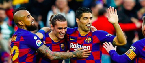 Griezmann et Umtiti sur le départ du Barça. Credit : Instagram/fcbarcelona