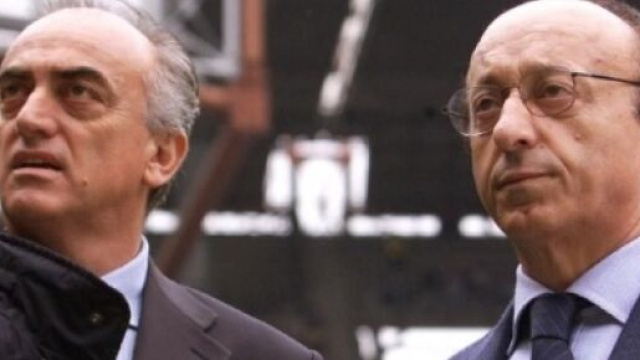 Nella foto Antonio Giraudo e Luciano Moggi.