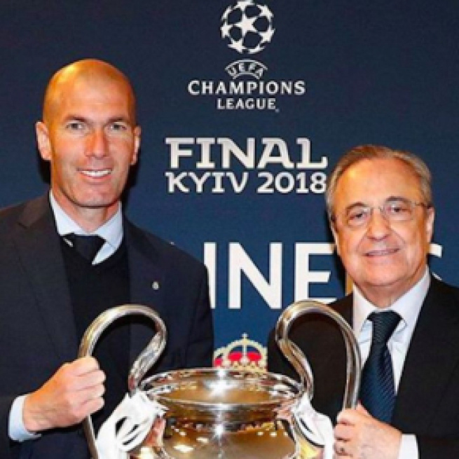 La tension monte entre Zidane et Florentino Pérez. Credit : realmadrid/Instagram