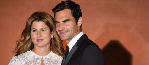 Roger Federer insieme alla moglie Mirka Vavrinec