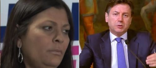 Jole Santelli e Giuseppe Conte.