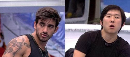Guilherme e Pyong estão tecnicamente empatados na enquete do UOL. (Reprodução/TV Globo)