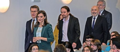 La reina Letizia y Pablo Iglesias