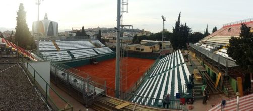 La sede del tennis club Cagliari dove si giocherà la Coppa Davis