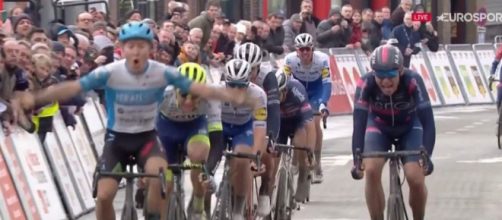 La volata di Hugo Hofstetter a Le Samyn.