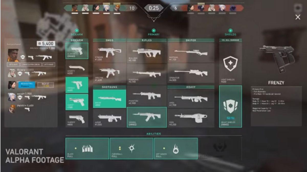 Valorant Brings A Request A Weapon Feature Runs At 30 Fps On Min