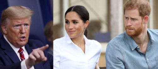 Donald Trump cuestiona por Twitter los costos de seguridad de Meghan Markle y el príncipe Enrique.