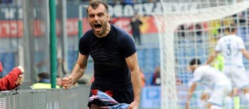 Goran Pandev, punta del Genoa.