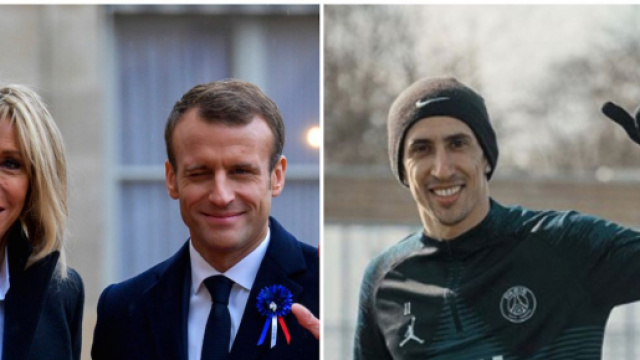 Brigitte Macron et Angel Di Maria, des célébrités qui vivent mal le confinement. Credit : Wikimedia Commons/Instagram angeldimariajm