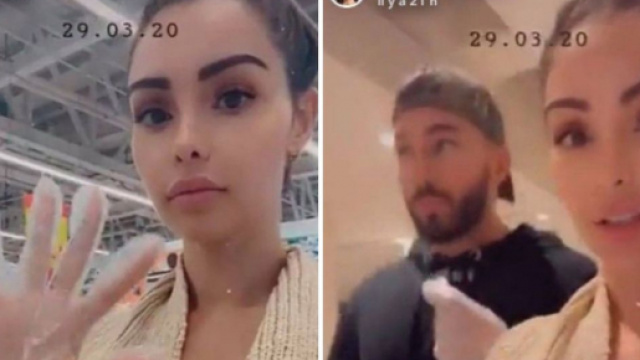 Nabilla est excédée par les mesures de confinements à Dubaï. Credit : Capture Snapchat/Nabilla Vergara
