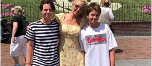 Britney Spears' son Jayden Federline outs family on social media. [Image Source: Britney Spears Instagram]