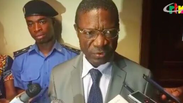 Nouveau Maire de Yaoundé Luc Messi Atangana (c) Capture/CRTV