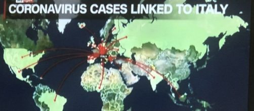 La mappa sul coronavirus pubblicata dalla CNN