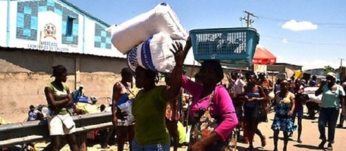 Pueblo de Haití en precarias condiciones.