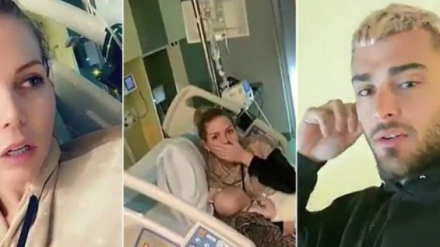 Jessica et Thibault (Les Marseillais aux Caraïbes) annoncent que Maylone est de nouveau hospitalisé. ®Snapchat : Jessica Thivenin.