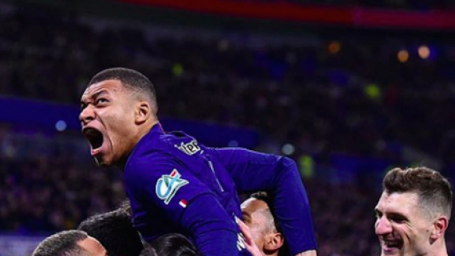 PSG-Lyon : Mbappé au meilleur de sa performance. Credit : Instagram/PSG