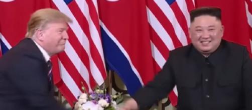 Kim Jong-un leader of North Korea and Donald Trump Hanoi summit. [Image source/NORTH KOREA NOW YouTube video]