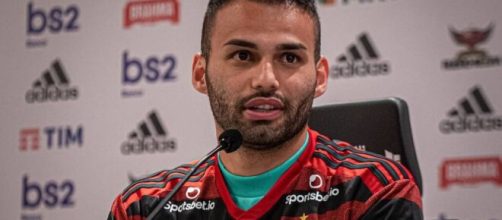 Thiago Maia chegou ao Flamengo no início do ano e tem contrato até o final de 2021. (Paula Reis/CR Flamengo)