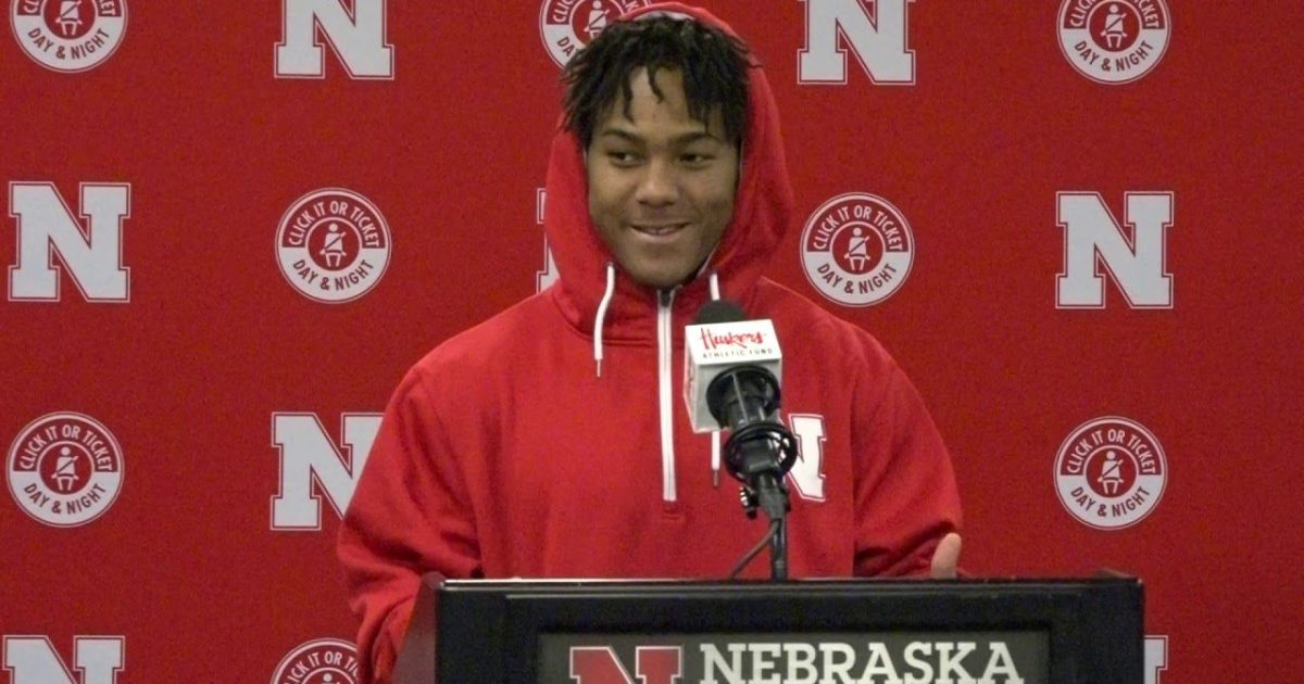 Nebraska football Wandale Robinson says his hamstring 'popped' against