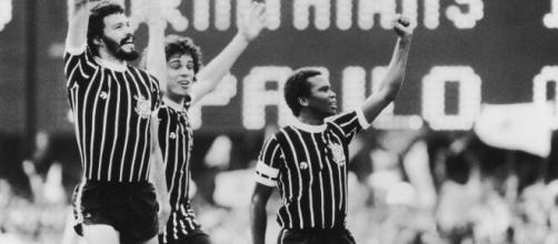 Sócrates (esq.) foi o responsável por 4 dos 10 gols da maior goleada do Brasileirão. (Arquivo Blasting News)