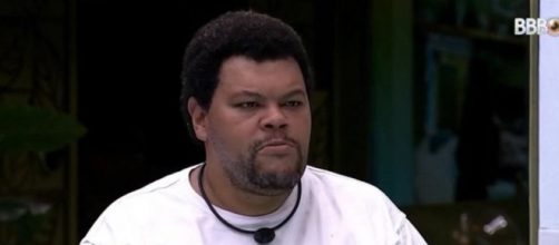 O ator Babu Santana é o único homem confinado na reta final do "Big Brother Brasil 20". (Reprodução/TV Globo)