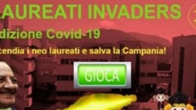Laureati Invaders: Vincenzo De Luca contro i laureati FONTE: GOOGLE