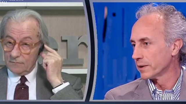 Vittorio Feltri attacca Marco Travaglio.