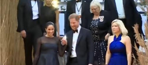 Meghan Markle and Prince Harry say Archewell inspired Baby Archie's name. [Image source/Access YouTube video]