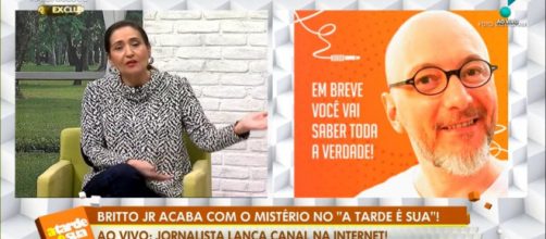 Britto Júnior falou ao vivo na RedeTV! (Foto/Reprodução)