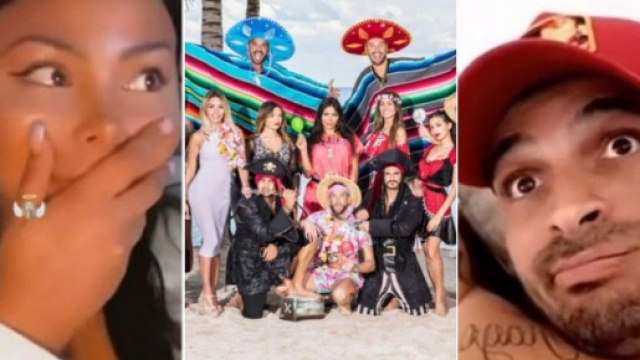 Maeva Ghennam et Julien Tanti 'd&eacute;go&ucirc;t&eacute;s' de la suppression des Marseillais aux Cara&iuml;bes le vendredi soir.