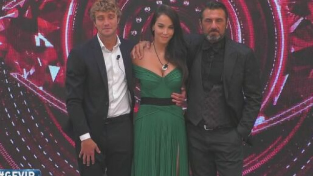 I finalisti del GF Vip 4: Paolo Ciavarro, Paola Di Benedetto e Sossio Aruta.
