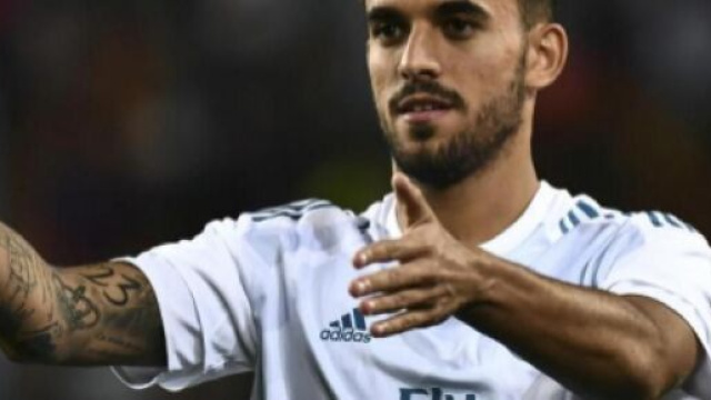 Dani Ceballos, centrocampista del Real Madrid attualmente in prestito all'Arsenal.