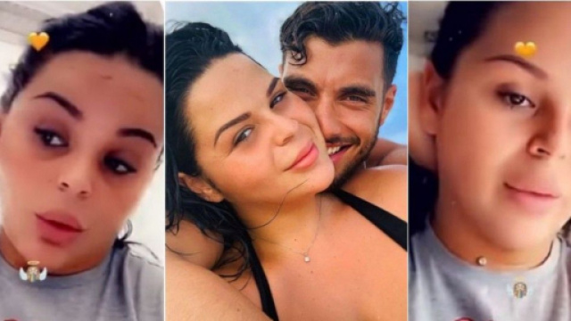 Sarah Fraisou (La Villa des Coeurs Brisés 5) annonce sa rupture avec Ahmed. ®Snapchat
