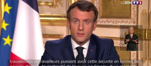 Réouverture des écoles le 11 Mai, déclare Emmanuel Macron. Credit : Capture TF1