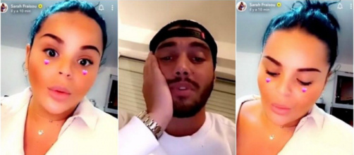 Sarah Fraisou et Ahmed de nouveau en couple, ils expliquent pourquoi ils se sont séparés plusieurs jours. ®Snapchat