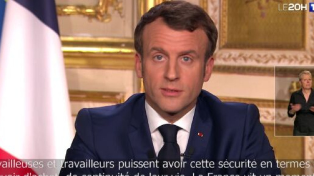 Réouverture des écoles le 11 Mai, déclare Emmanuel Macron. Credit : Capture TF1
